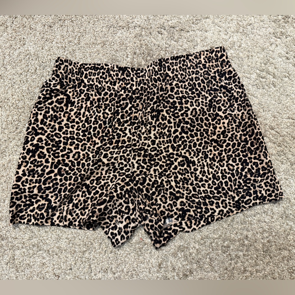 Leopard Print Women's Shorts